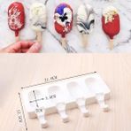 Kuadu Shop No.10 Tarzı Dıy Silikon Dondurma Kalıbı El Yapımı Çevre Dostu Popsicle Kalıp Mus Tatlı Dondurucu Suyu Buz Küpü Tepsisi Varil Maker Kalıp (Yurt Dışından) - Dondurma Aracı - Renkli