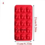 Kuadu Shop No.4 Tarzı Flamingo Silikon Buz Kalıpları Diy Buz Küpü Kalıp Silikon Buz Kalıp Makinesi Tepsisi Meyve Çikolata Kalıbı Diy Şeker Çubuğu Mutfak Aracı (Yurt Dışından) - Dondurma Aracı - Renkli