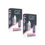 Kuaf Black Hair Shampoo Beyaz Saç Sakal Giderici 2x500 ml Şampuan Set