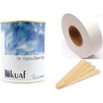 Kuaf Konserve Ağda Pudralı + Ağda Bezi + Spatula