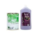 Kuaf Konserve Sir Ağda Azulen 800 Gr + Sir Ağda Temizleme Yağı 750 Ml Böğürtlen