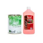 Kuaf Konserve Sir Ağda Azulen 800 Gr + Sir Ağda Temizleme Yağı 750 Ml Çilek