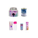 Kuaf Konserve Sir Ağda pudralı 800 Ekamix Makina Bez-Titanyum rollon ağda ve makinası