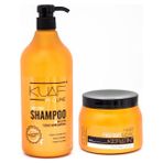 Kuaf Proline Keratin - Tuzsuz Şampuan 1000 ml ve Kuaf Proline Keratin Onarıcı Saç Maskesi 500 ml - .