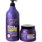 Kuaf Sülfatsız Dolgunlaştırıcı Biotin 1 lt Şampuan+Biotin 500 ml Saç Bakım Maskesi