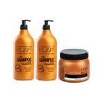 Kuaf Tuz İçermeyen 2x1 lt Şampuan+500 ml Keratin Saç Maskesi
