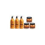 Kuaf Tuzsuz Şampuan 1lt X 3 Keratin Maskesi 500 ml X 3 Adet