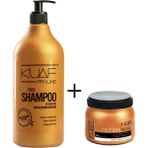 Kuaf Tuzsuz Şampuan ve Keratin Saç Maskesi - Saçları Güçlendirir, Parlaklık ve Canlılık Kazandırır, 1250 ml, Bitkisel Formül, Paraben İçermez