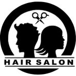 Kuaför Salonu Oto Özel Yeni Sticker Siyah 30 X 30 Cm