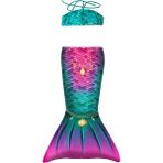 Kuaki Mermaids Deniz Kızı 2'li Takım Bikini Kostüm Seti Star - Çok Renkli - 4 - 6 Yaş
