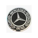 KÜB-AY TİCARET Metal Mercedes Tasarım Jant Göbeği Göbek Arması 62 Mm A Kalite Sticker Logo 4'lü Set