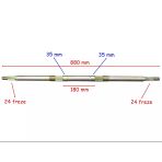 Kuba Atv Mx220 Aks 880 Mm 2 Yivli Bilya Yatağı 35 24 Freze Öm