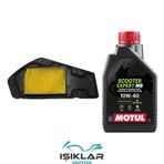 Kuba Brillant 50 Motul Yağ Ve Hava Filtre Bakım Seti Bs0003