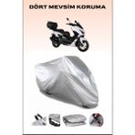 Kuba Chia 125 Uyumlu Motorsiklet Branda, Motor Örtüsü - Gri, Arka Çanta ve Kilit Uyumsuz