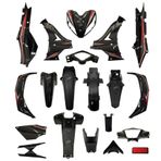 Kuba Kaporta Set Sıyah 19 Parça Ege - Cup ART-GMS5253-S