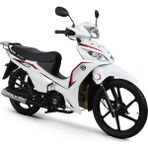 KUBA Kuba Ege 50 cc Beyaz Motorsiklet 4 Zamanlı Tek Silindir Yarı Otomatik