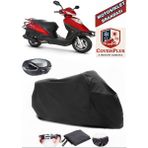 Kuba Matrix 125 Branda Siyah Arka Çanta Uyumlu(Topcase) Motosiket Brandası Motor Örtüsü Çadır Su Geçirmez Motosiklet Kılıfı Motor Brandası,lastikli,taşıma Torbalı