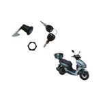 Kuba Pesaro 125-X ve 50-X Arka Port Bagaj Çanta Kilidi - Siyah