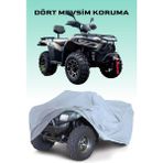 Kuba Promax 450 Atv Branda, Güvenli, Su Geçirmez Dayanıklı Kumaş - Gri