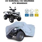 Kuba Promax 450 Su Geçirmez Kalın Premium Atv Brandası - GRİ