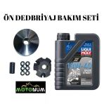 Kuba Space 50 Pro Yarım Ön Varyatör Yağlı Bakım Seti Liqui Moly Street 10W40 M2210