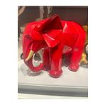 KÜBİK FİL BİBLO kırmızı gold