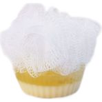 Kubik Natural - Pirinç Sütü Cupcake Tasarım Banyo Lifli Sabun 120 gr