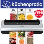 Küchen Pratic VS7210 Ev Tipi Elektrikli Vakum Makinesi - 10 Adet Vakum Poşeti - Siyah
