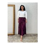 KÜÇÜĞÜM BUTİK Bordo Uzun Payet Etek