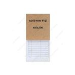 Küçük Adisyon Fişi 5 Adet