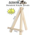 Küçük Akrobat Şövale Masaüstü 2 Adet Mini Katlanabilir Tuval Çerçeve Fotoğraf Sövale Ressam Sehbası Resim Standı