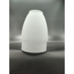 Küçük Avize Camı.beyaz Renkte.mum Ampule Göre.(E.14)(Duy YUVASI:3.00CM-H:11.00CM)