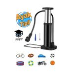 Küçük Ayak Tipi Pompa Tekli Teker Bisiklet Top Bot Lastik Şambrel Şişirme Pompası 1 Adet