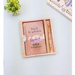 Küçük Bi Yıkıldım Tasarımlı Kilitli Defter ve Kalem Seti