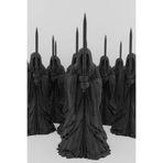 Küçük Boy 10 Cm Dekoratif ' Yüzüklerin Efendisi temalı Nazgul ' 5'li Set Heykel Figür Büst Siyah Renk, qw34bwqrv