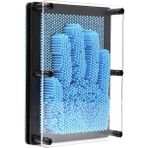 Küçük Boy 13X10 cm Açık Mavi Pin Art Blue 3D Dimensional Sculpture Açık Mavi Pinart 3D Çivi Sanatı