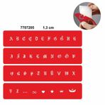 Küçük Boy Gotik Font Harf Şablonu Yazı Şablonu