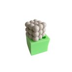 Küçük Bubble Şeklinde Silikon Kokulu Taş Ve Mum Kalıbı 4x4x4 Cm dop13763093igo