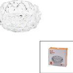 KÜÇÜK CAM - DIAMOND KRİSTAL ŞEKİL YUVARLAK KÜLLÜK ÇAP: 11.2CM - D: 4.4CM-Findit