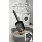 Küçük Delikli Ince Taneli Kedi Kumu Küreği – Dayanıklı, Ergonomik, Hijyenik Temizlik Küre - Renkli
