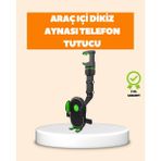 Küçük Hazine Araç Içi Dikiz Aynası Telefon Tutucu Katlanabilir ve Çok Fonksiyonlu - Çok Renkli