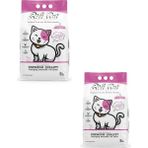 Küçük Hazine Bebek Pudrası Kokulu Bentonit Kedi Kumu 5l x 2 10 Lt