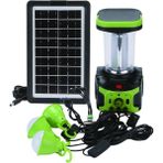Küçük Hazine Gold Silver GS-906 Bluetooth Radyo USB Güneş Paneli Dahil Solar Enerjili Şarjlı Spot Fener - Çok Renkli