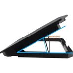 Küçük Hazine USB Girişli Laptop Soğutma Standı Çift Fan Mavi Işıklı Notebook Soğutucu