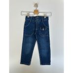 Küçük Kargo Cepli Erkek Çocuk Kot Pantolon/jeans - 6 - 7 Yaş - Lacivert
