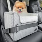 Küçük Köpekler Için Araba Koltuğu, 8 kg A Kadar, Peluş Yastıklı, Güvenli, Katlanabilir - Tek Ebat