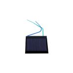Küçük Mini Güneş Paneli 4Cmx4Cm 3 Volt 0,1Amper + Ve - Uç Kablolu
