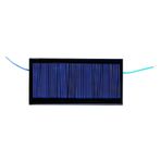 Küçük Mini Güneş Paneli 8Cmx4Cm 4,5Volt 0,2A + Ve - Uç Kablolu
