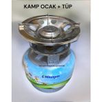 Küçük Piknik Tüp Başlık Set 2kg Dolu tüp gaz krom kamp ocak Milangaz küçük tüp