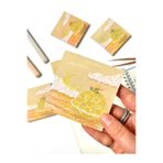 Küçük Prens Temalı Sarı Gezegen ve Bulut Desenli Postit/Post-it/Yapışkanlı Not Kağıdı/Sticky Note